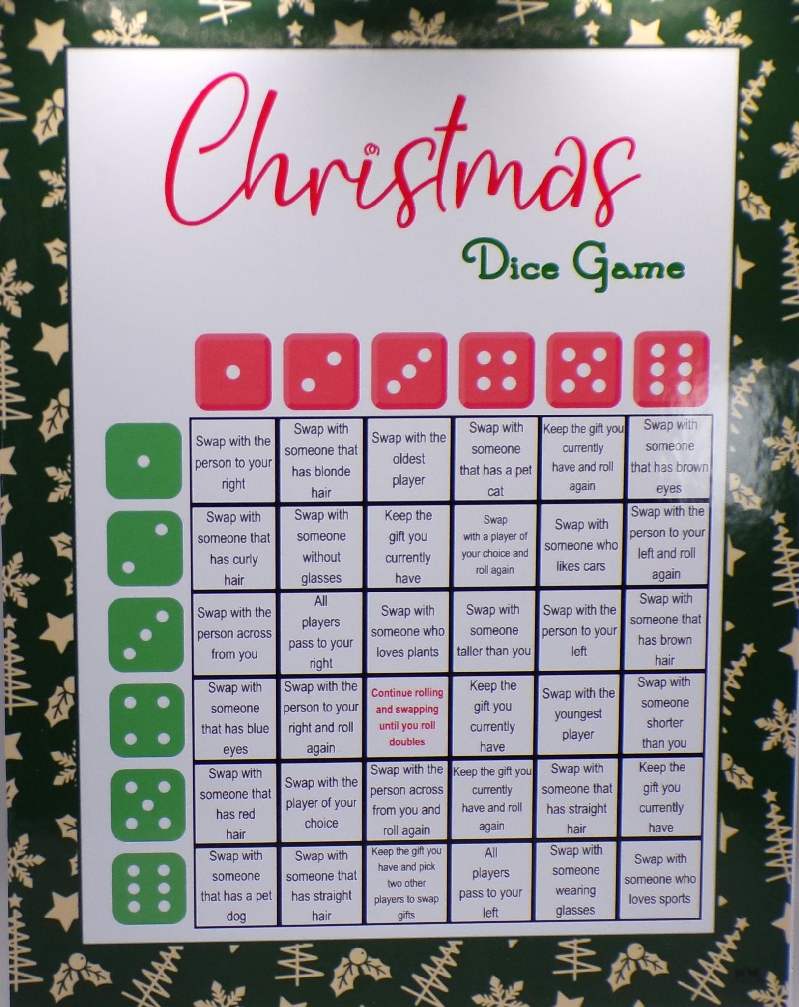 54+ Christmas Games - From Family to Adult - 5 Different Gift Exchange Games - Mistletoe Moolah Game - Mature Games Also - MstrcrftMinis - 