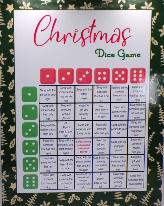 54+ Christmas Games - From Family to Adult - 5 Different Gift Exchange Games - Mistletoe Moolah Game - Mature Games Also - MstrcrftMinis - 