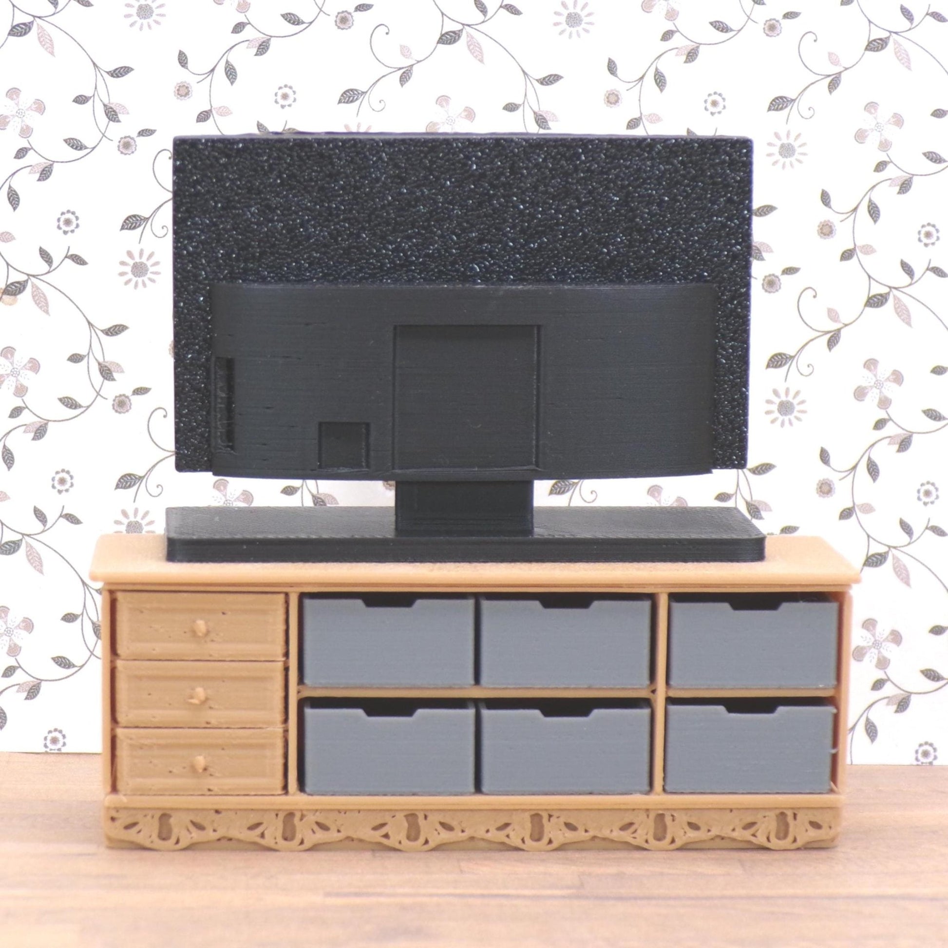 65 - inch LED TV – 1:24 Scale Miniature - MstrcrftMinis - 1356