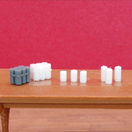 Aluminum Cans – 1:24 Scale Miniature - Could be used for Soda Pop, Energy Drinks, or Beer - (1 6-Pack or 6 Cans) - MstrcrftMinis - 1423
