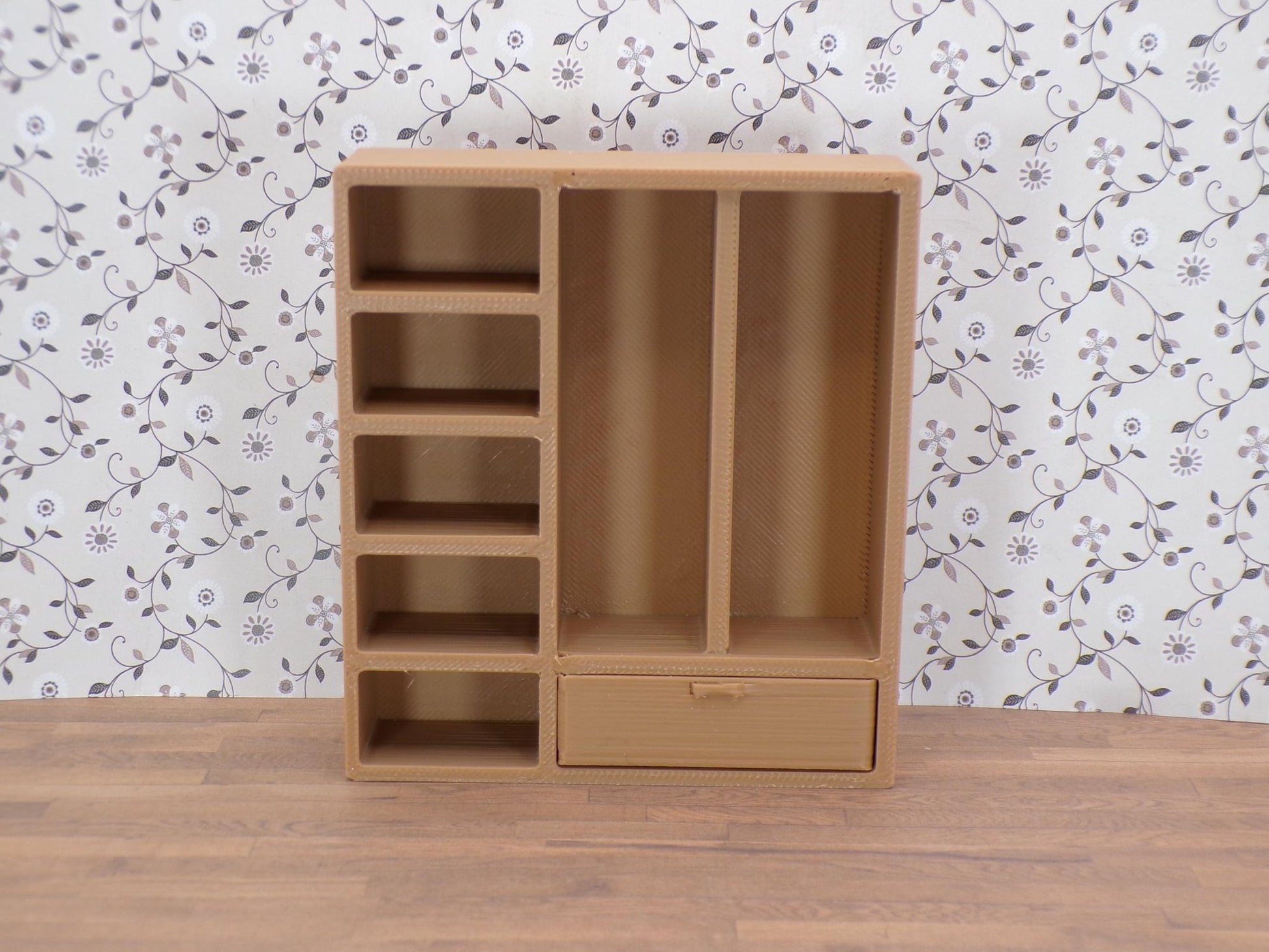 Bedroom Wardrobe – 1:24 Scale Miniature - MstrcrftMinis - 1326