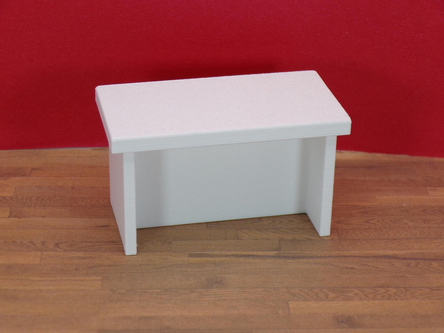 Breakfast Bar with 2 Stools – 1:24 Scale Miniature - MstrcrftMinis - 1404