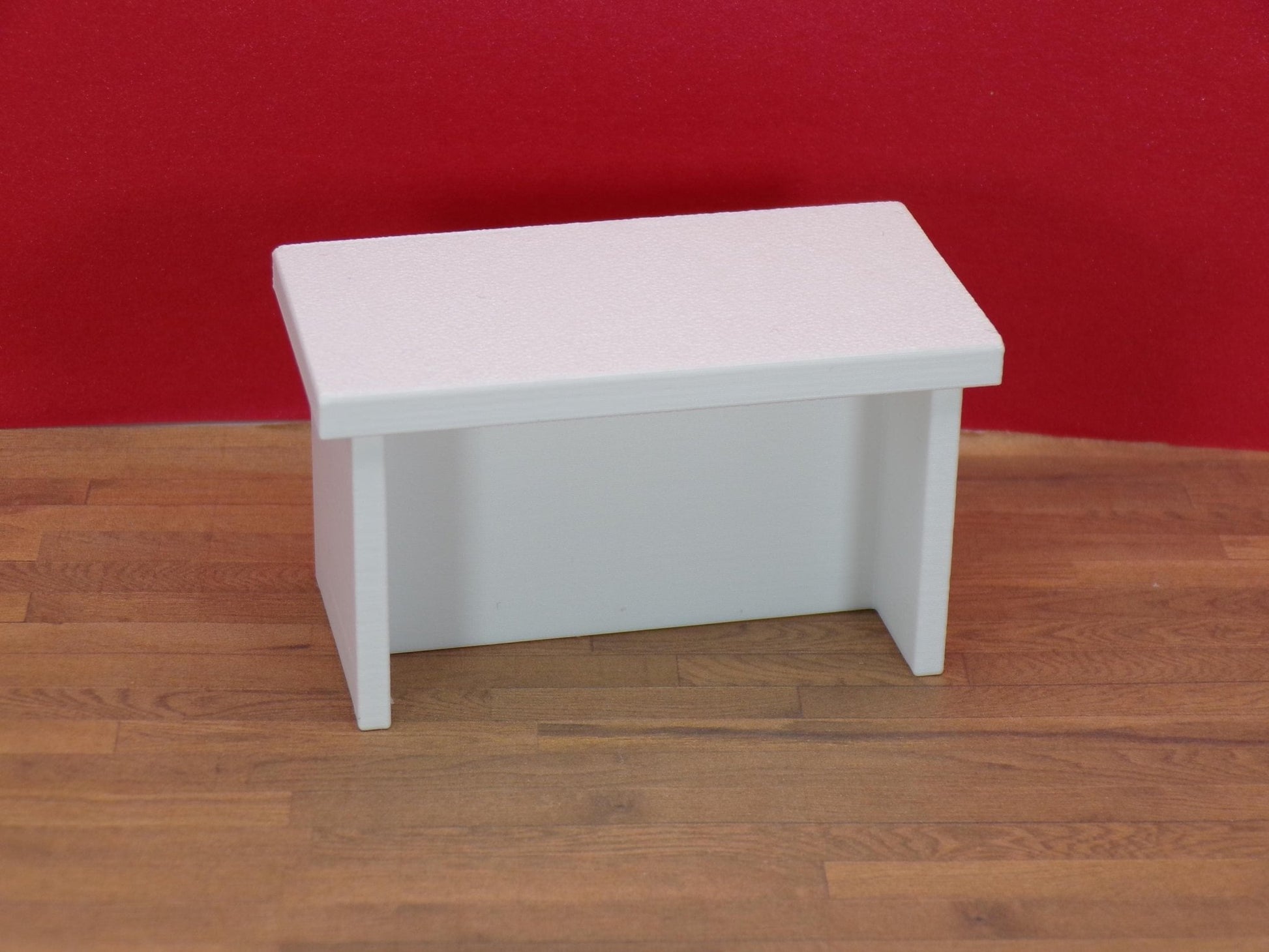 Breakfast Bar with 2 Stools – 1:24 Scale Miniature - MstrcrftMinis - 1404