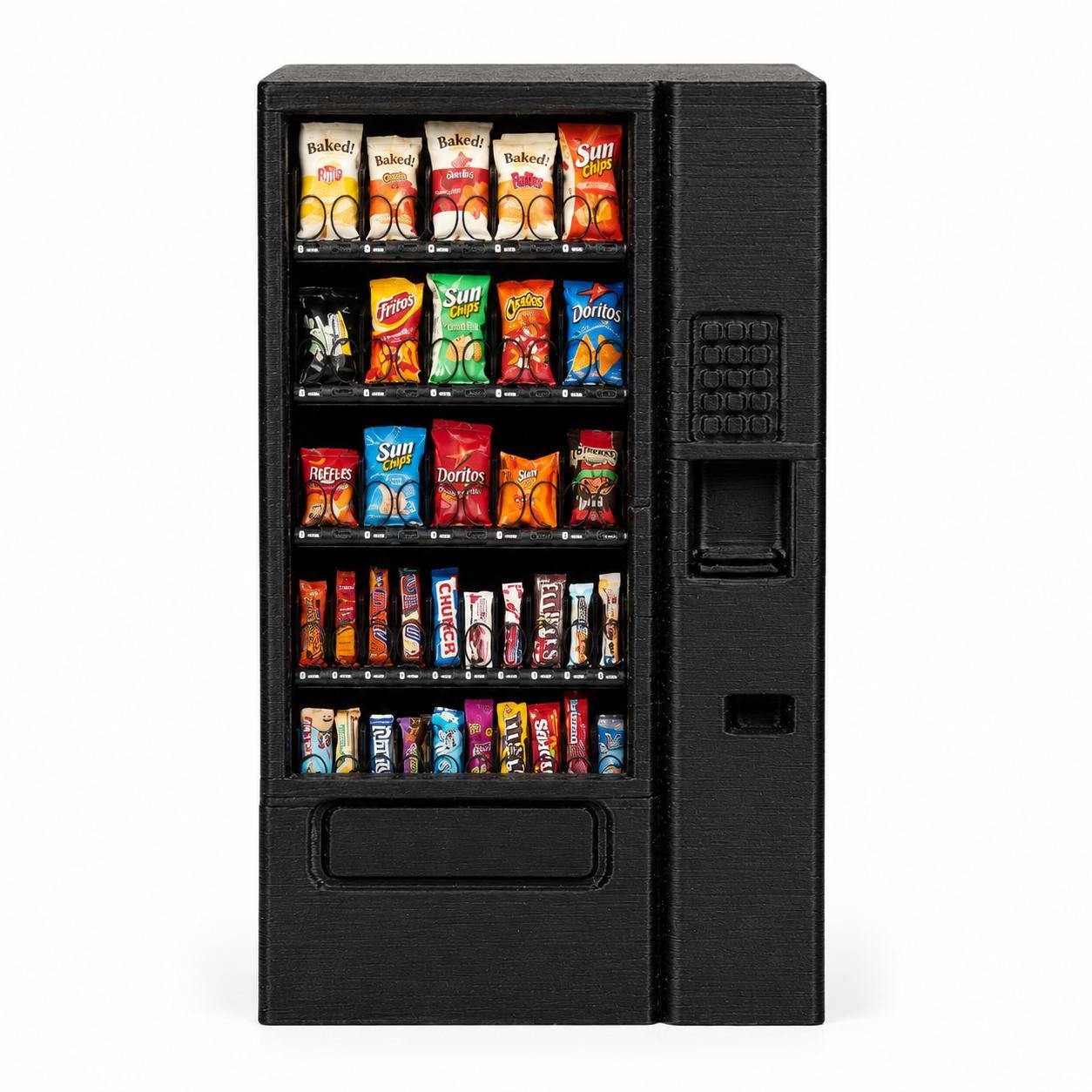 Candy & Chip Vending Machine – 1:24 Scale Miniature - MstrcrftMinis - 1406