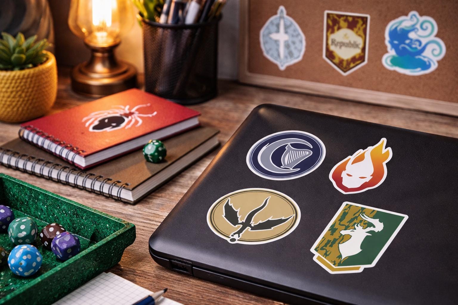 Dungeons & Dragons Sticker Pack – 23 Vinyl Stickers - MstrcrftMinis - 1339