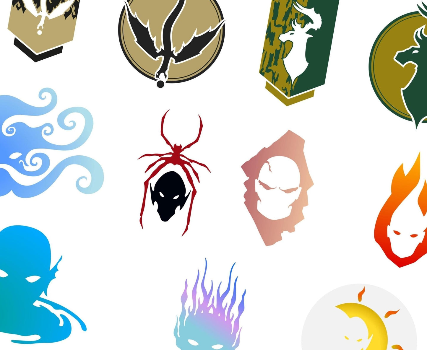 Dungeons & Dragons Sticker Pack – 23 Vinyl Stickers - MstrcrftMinis - 1339