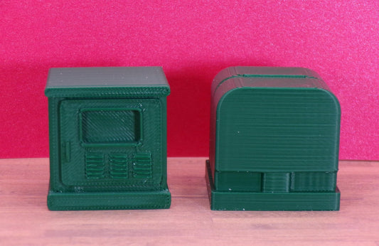 Electrical Transformer Boxes – 1:24 Scale Miniature - MstrcrftMinis - 1328