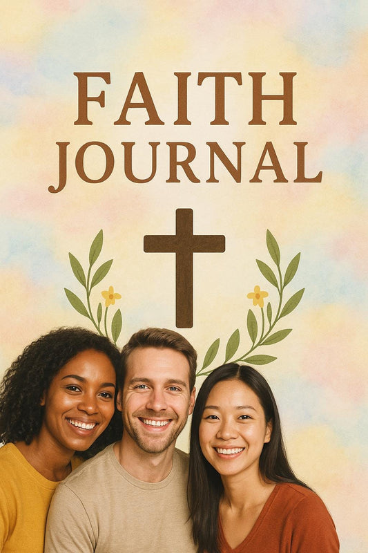 Faith Journal – 200 Pages, 190+ Bible Verses, Daily Reflection & Closeness with God - MstrcrftMinis - 