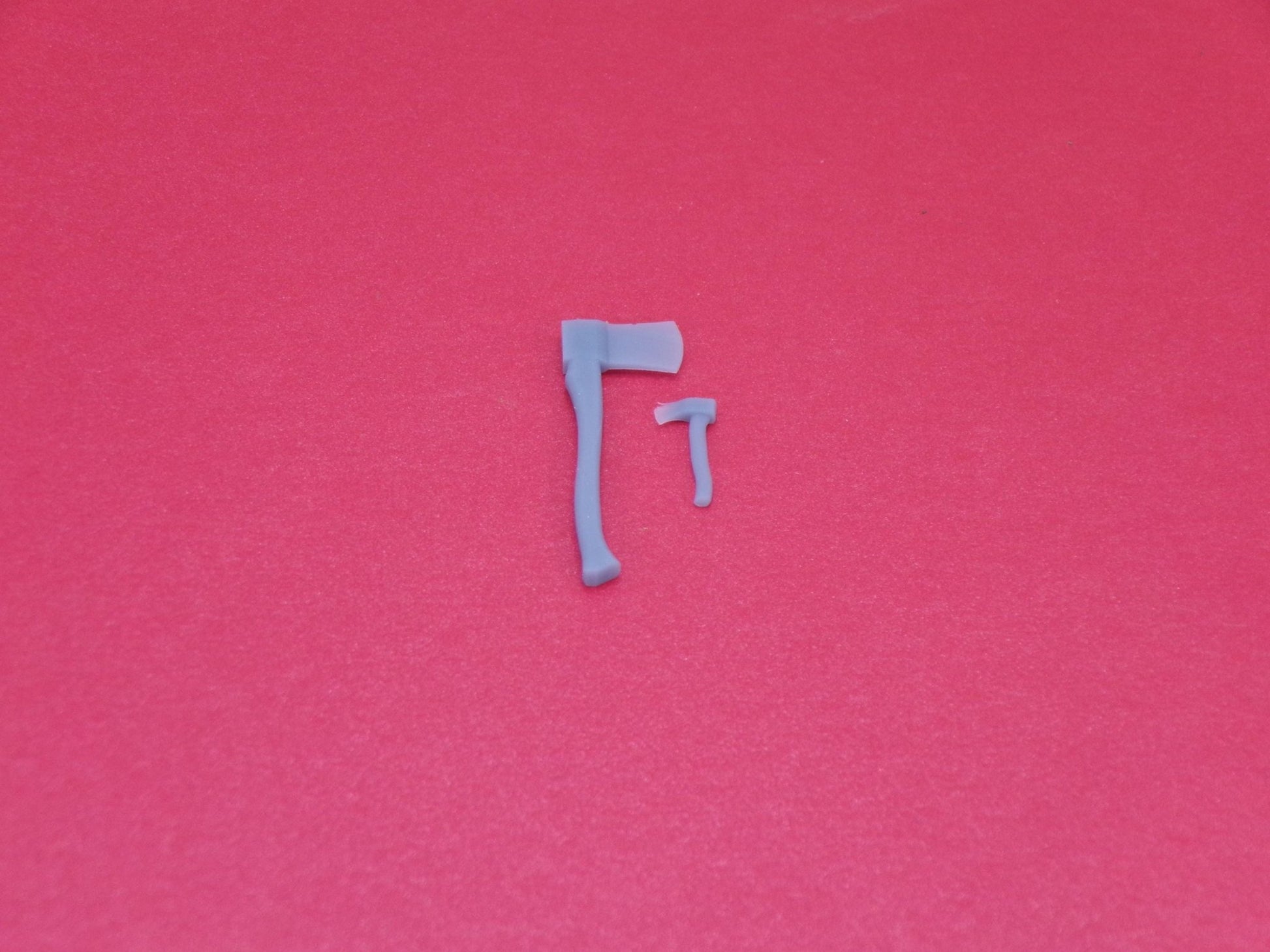 Flat Head Axe and Hatchet Set – 1:24 Scale Miniature - MstrcrftMinis - 1352