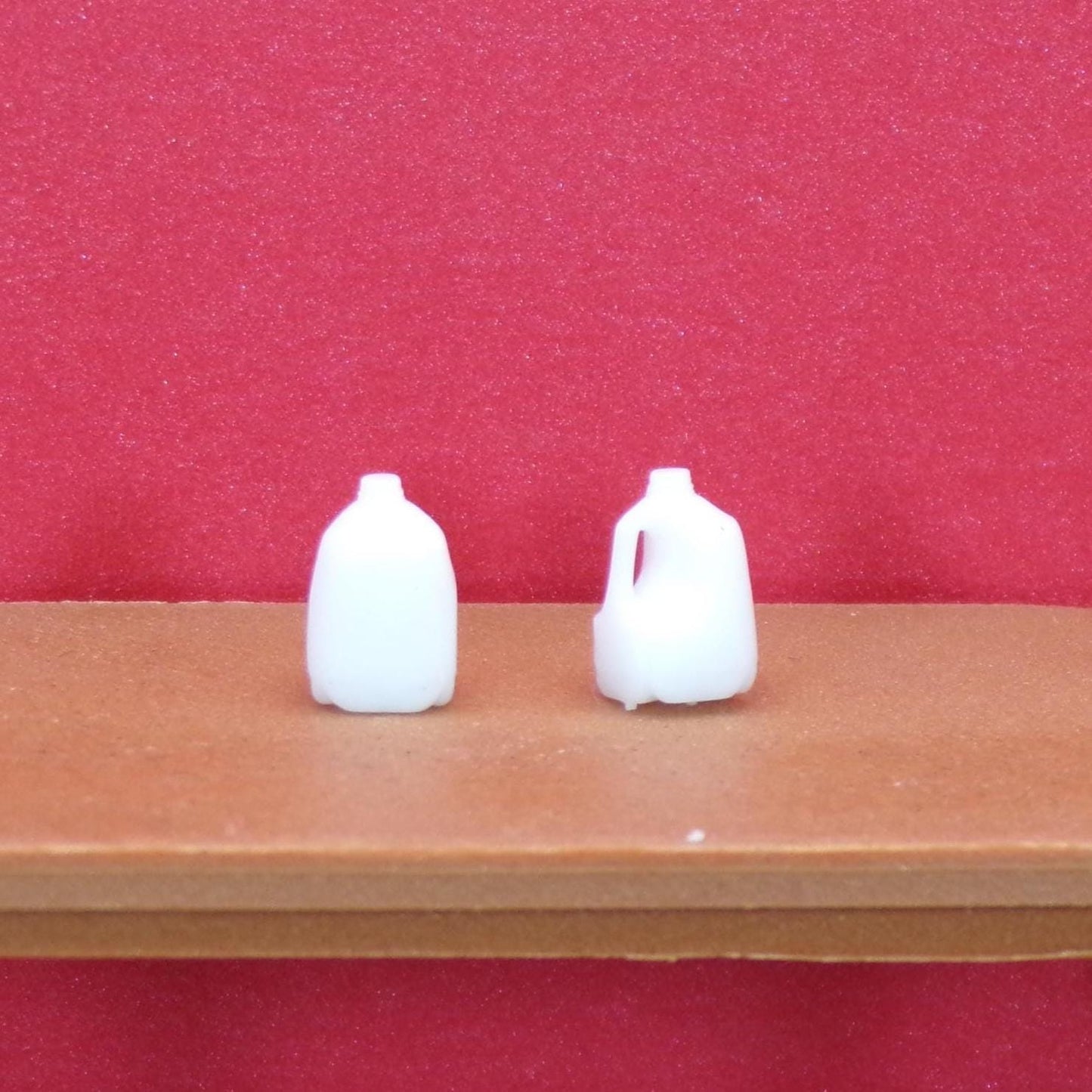 Gallon Milk Jug (2) – 1:24 Scale Miniature Dairy Containers - MstrcrftMinis - 1391