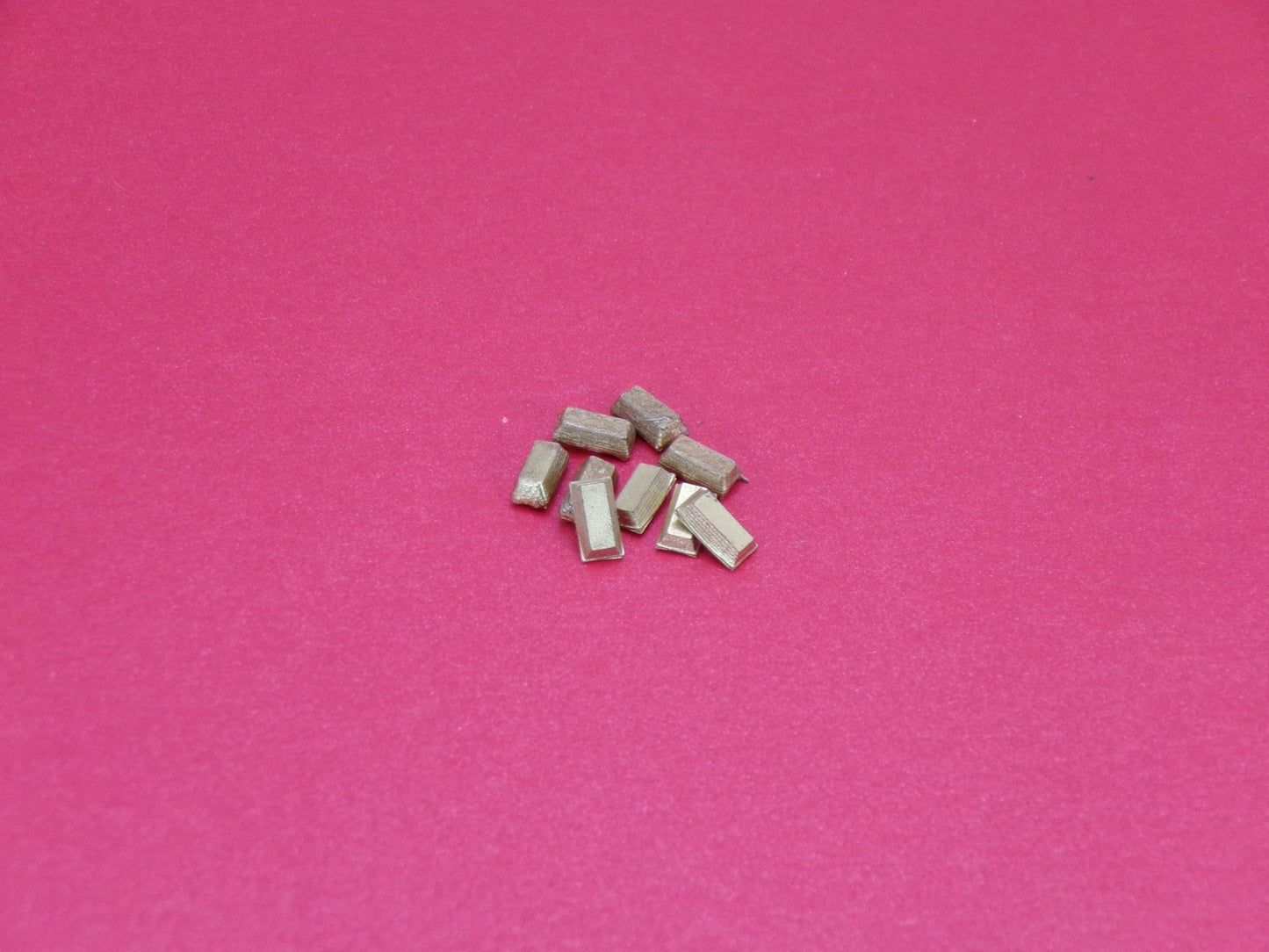 Gold Bars (5 - Pack) – 1:24 Scale Miniature - MstrcrftMinis - 1346