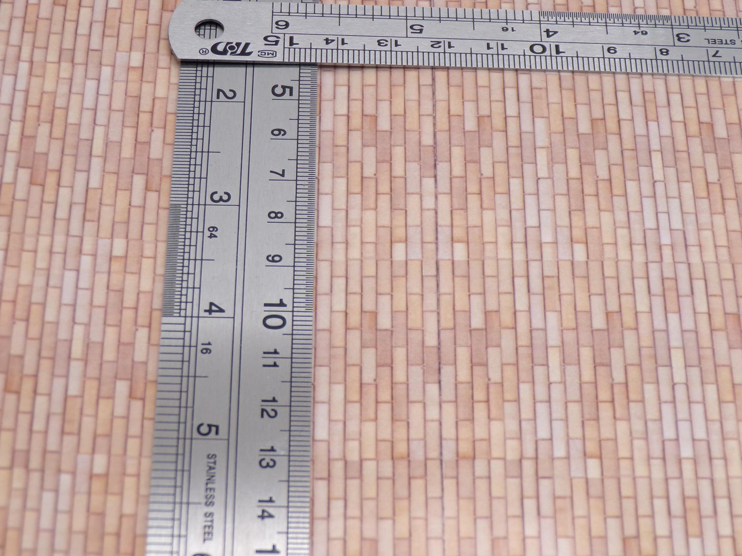1:24 Scale Vinyl Peel-and Stick Brick Patterns - 10 Different Patterns - 8.5 x 11 Patterns