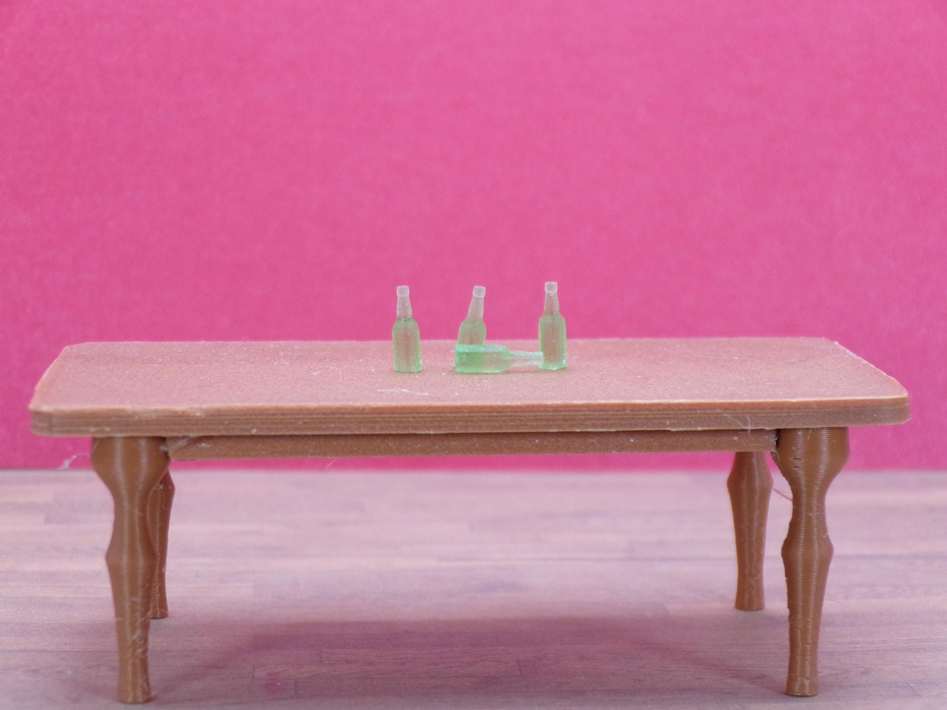 1:24 Scale Miniature Soda Pop Bottles (Set of 24) | Green, Clear & White Bottles | Dollhouse Kitchen or Diner Drink Props