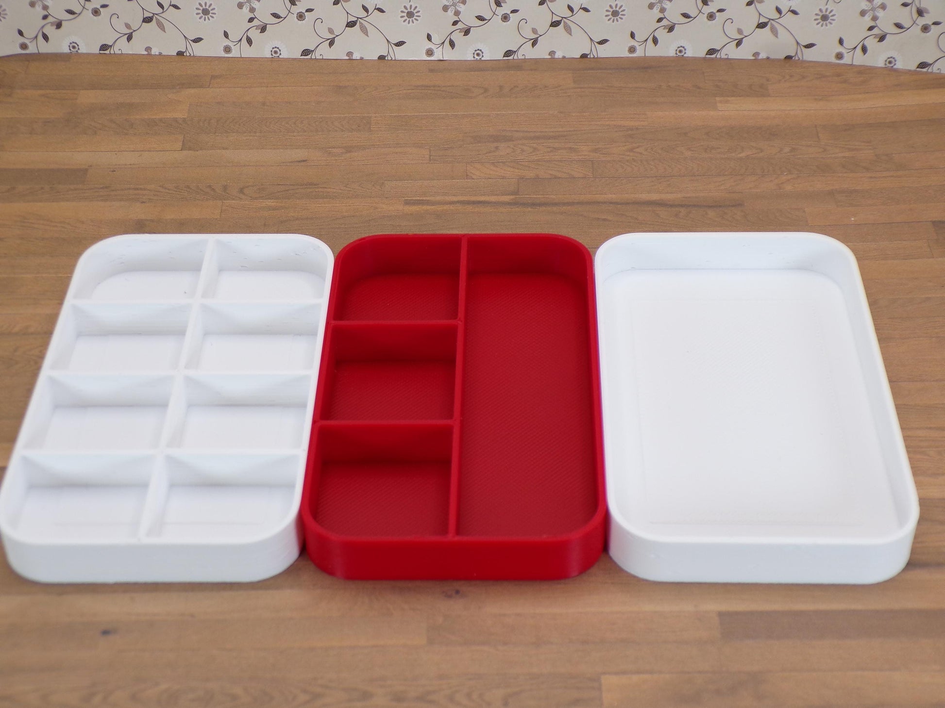 Half-Height Altoid-Style Tin Inserts (Tin Included) - Seven (7) Inserts Included - Including One (1) That Holds Your Mini D&D Dice
