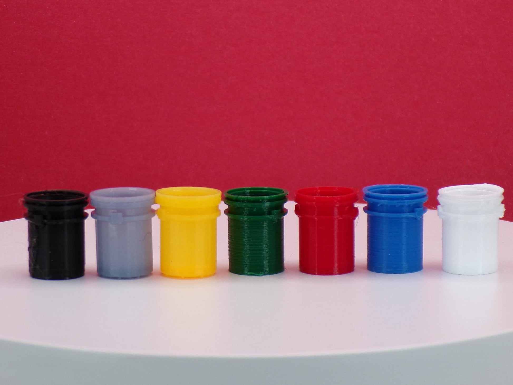 Miniature 5-Gallon Buckets – 1:24 Scale - Workshop, Garage or Industrial - 1/25 Scale and G Scale Compatible