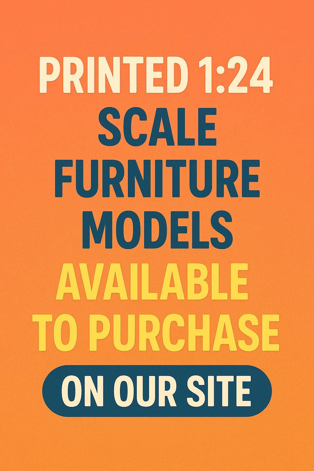 1:24 Scale Furniture Collection – STL 3D Print Files (Commercial License Included + Bonus 3D Printer Tool Organizers)