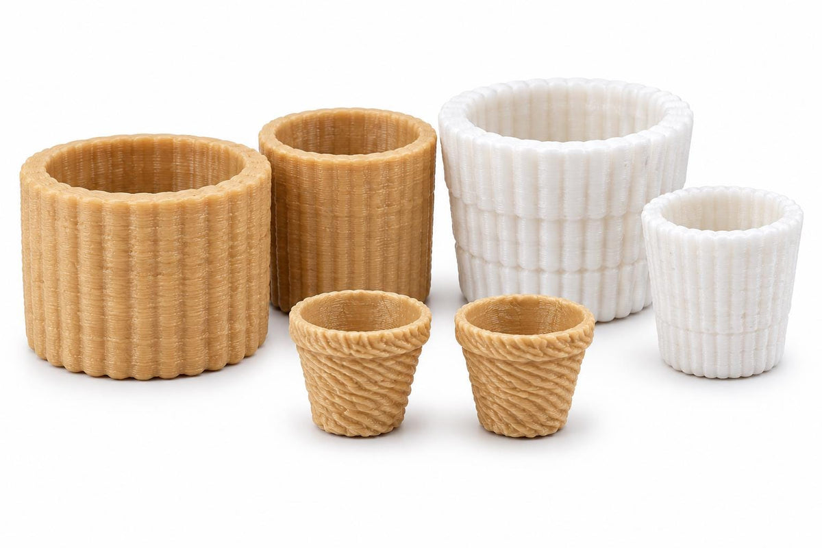 Indoor Flowerpots – 1:24 Scale Miniature - 3 Sizes to Choose From - MstrcrftMinis - 1424