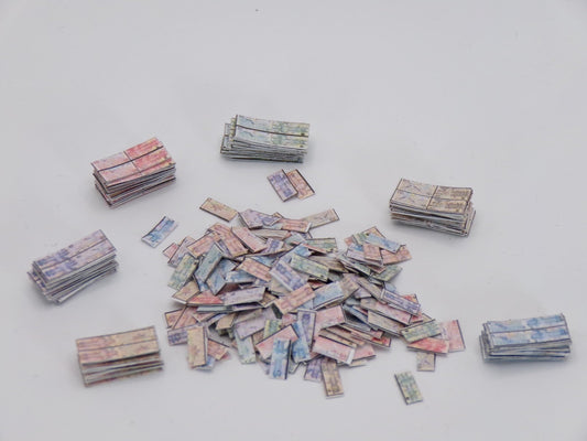 It's All About the Money, Money, Money - 1:24 Scale Stacks of Money - Canadian Dollars - MstrcrftMinis - 1038 - CAD