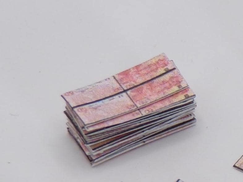It's All About the Money, Money, Money - 1:24 Scale Stacks of Money - Canadian Dollars - MstrcrftMinis - 1038 - CAD