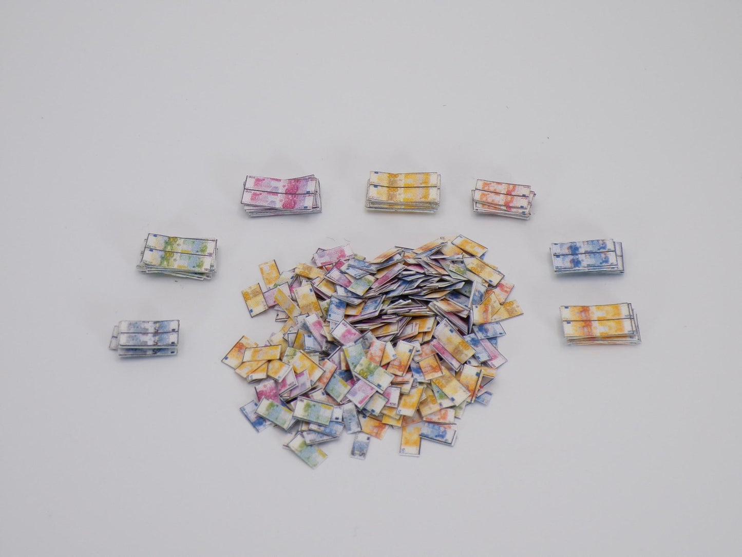 It's All About the Money, Money, Money - 1:24 Scale Stacks of Money - Euro - MstrcrftMinis - 1038 - EURO
