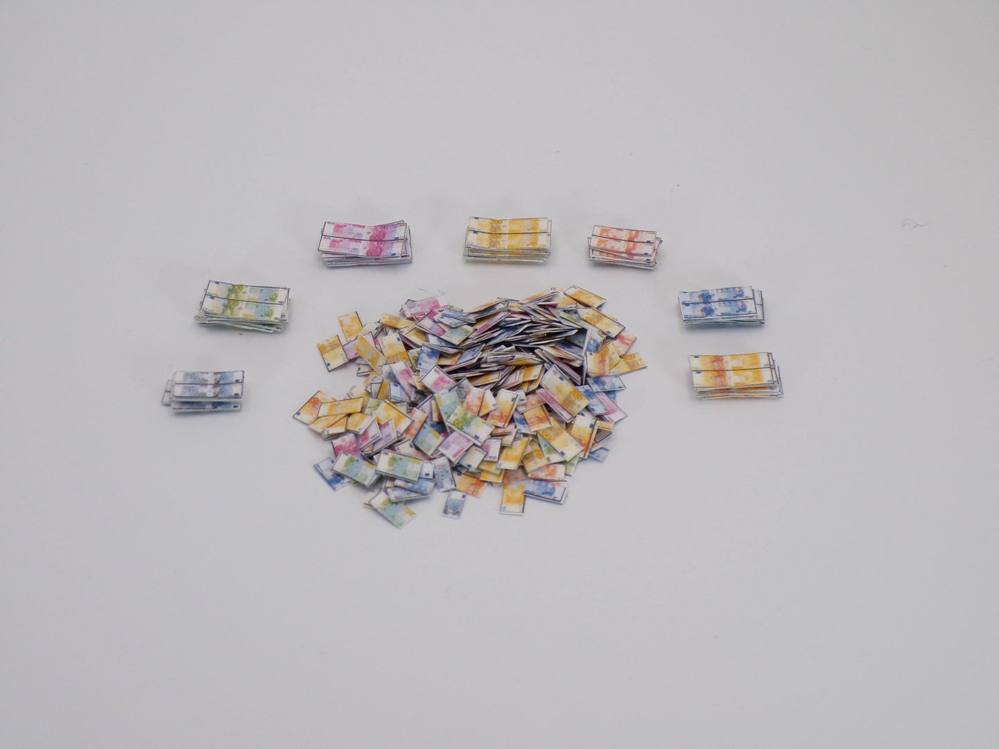It's All About the Money, Money, Money - 1:24 Scale Stacks of Money - Euro - MstrcrftMinis - 1038 - EURO