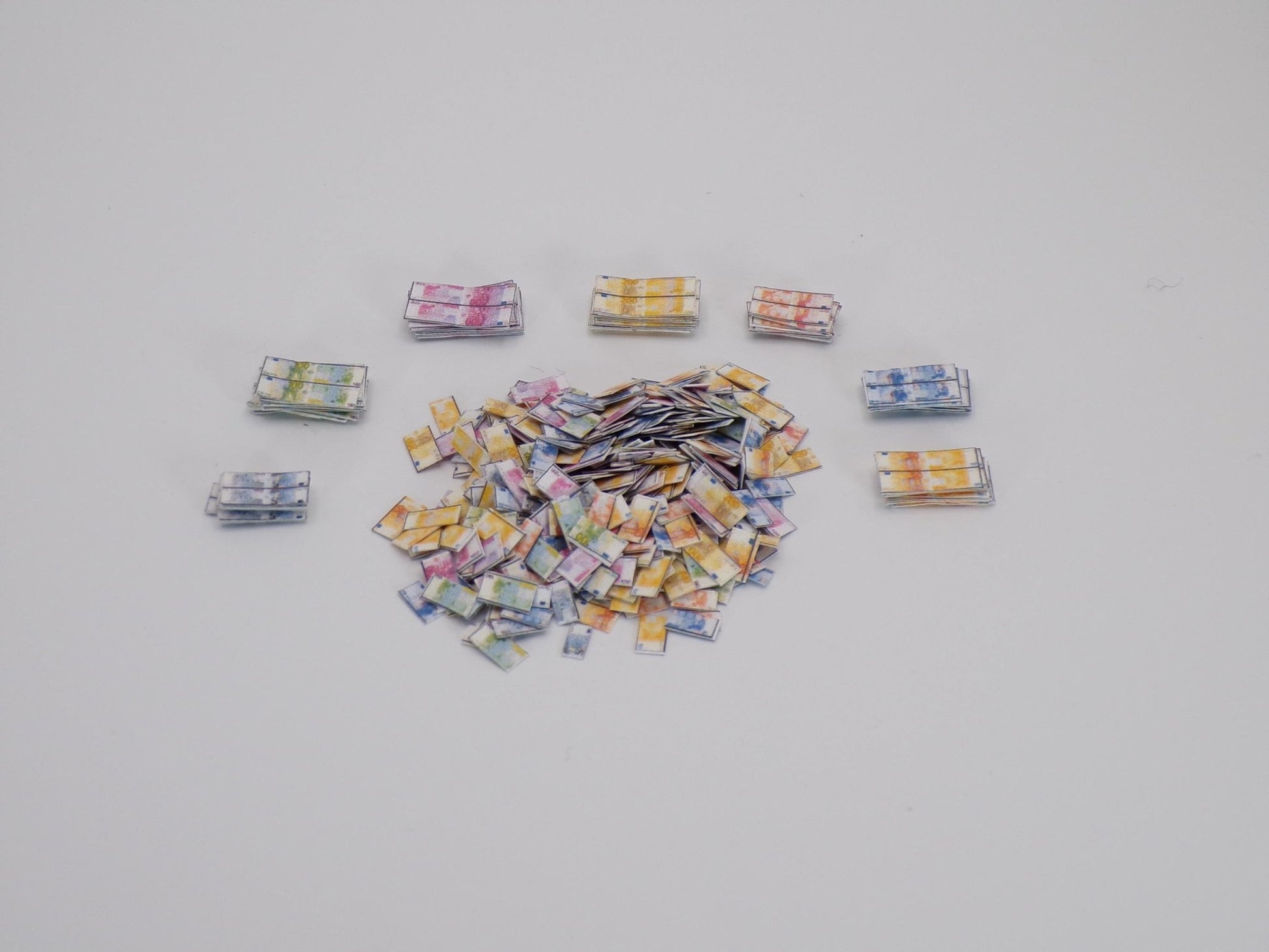 It's All About the Money, Money, Money - 1:24 Scale Stacks of Money - Euro - MstrcrftMinis - 1038 - EURO