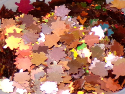 It's Fall Y'all! - Leaf Glitter - MstrcrftMinis - 1130