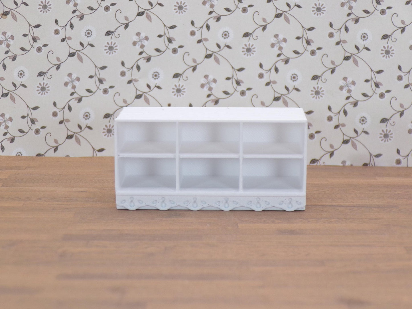 Living Room Shelf – 1:24 Scale Miniature - MstrcrftMinis - 1305