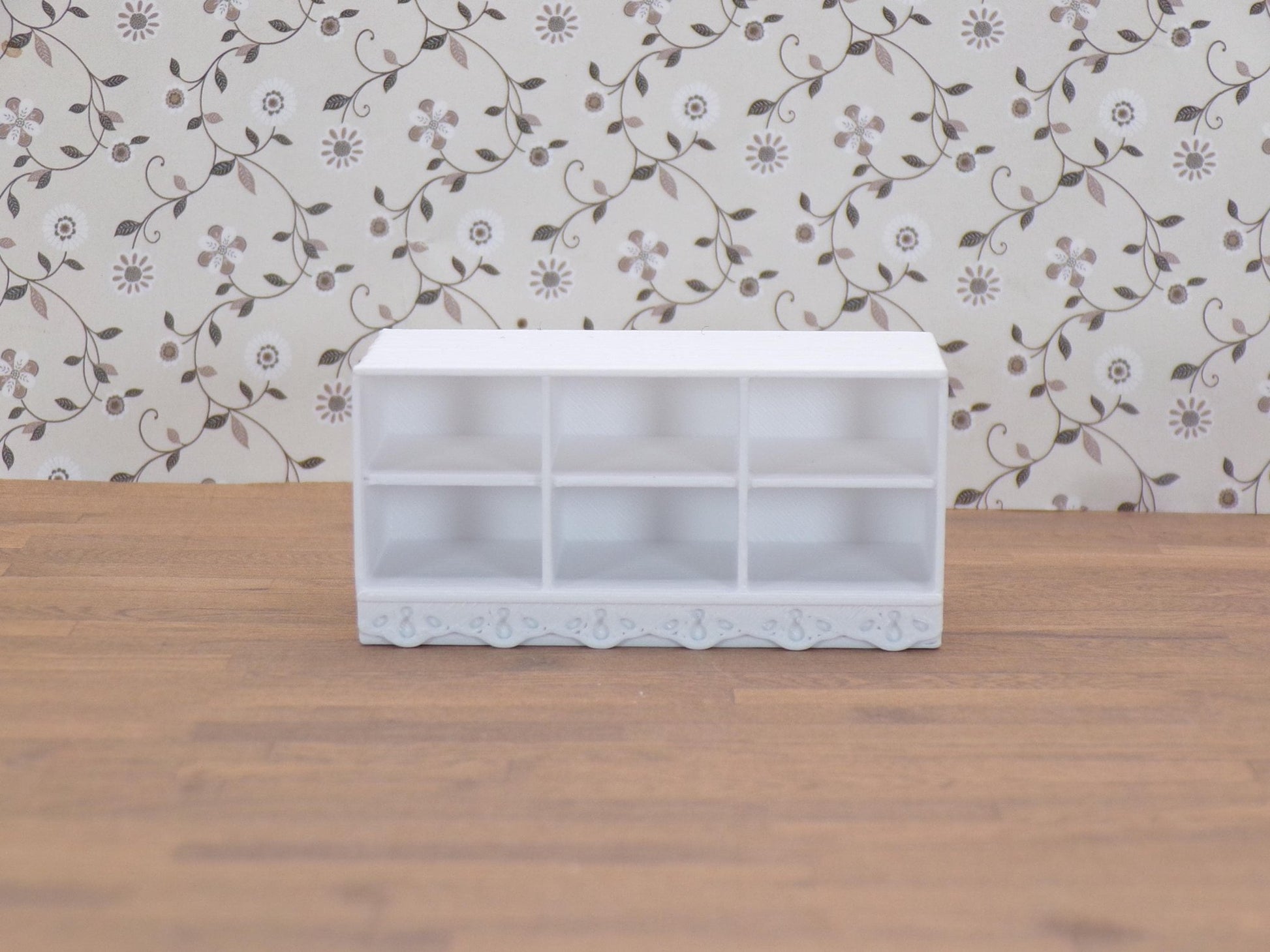 Living Room Shelf – 1:24 Scale Miniature - MstrcrftMinis - 1305