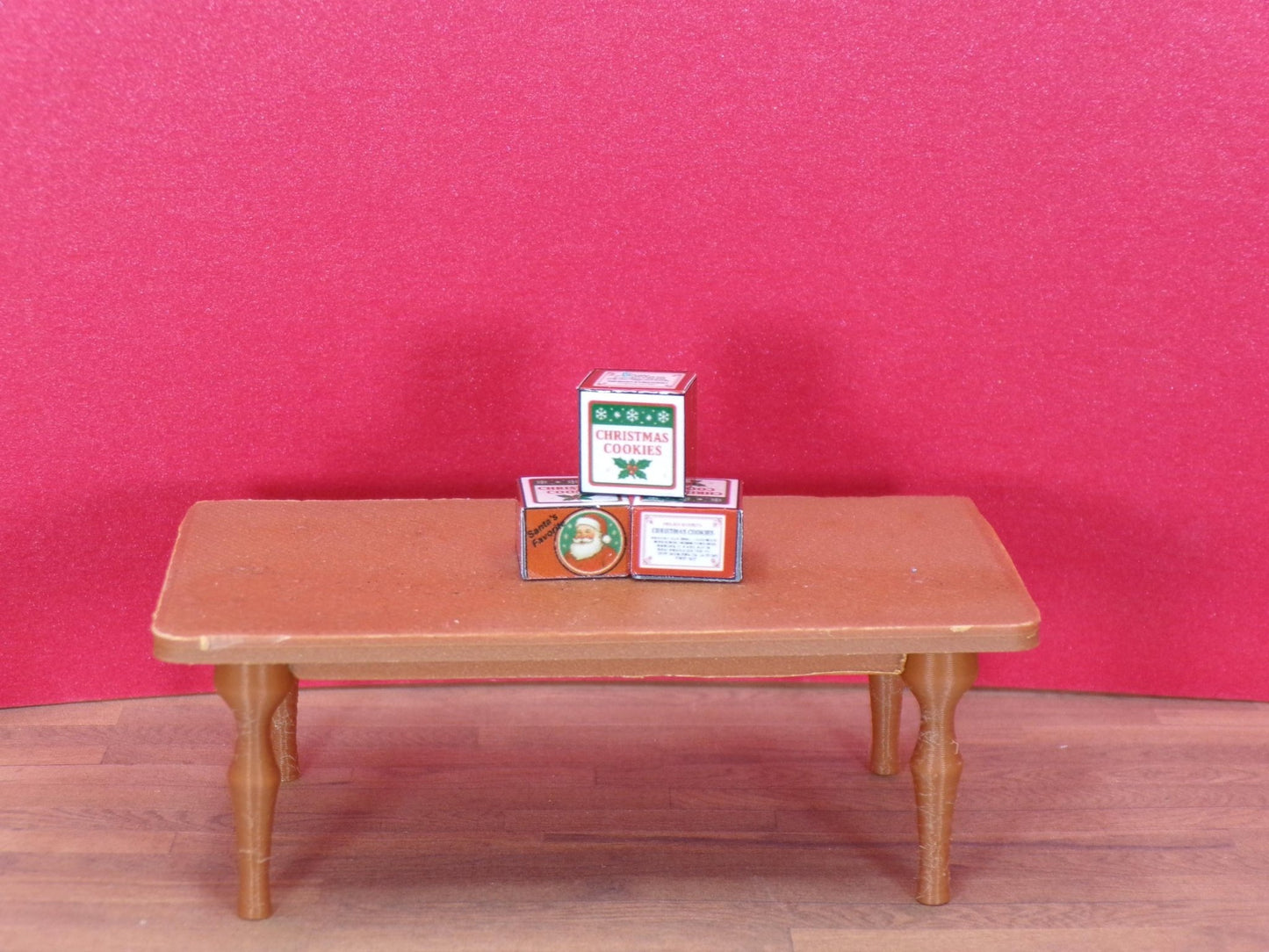 Miniature Cookie Box & Tin Set – 1:24 Scale Miniature - MstrcrftMinis - 1321