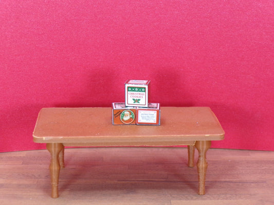 Miniature Cookie Box & Tin Set – 1:24 Scale Miniature - MstrcrftMinis - 1321