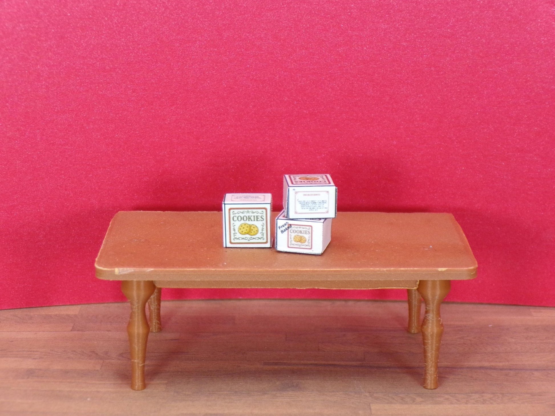 Miniature Cookie Box & Tin Set – 1:24 Scale Miniature - MstrcrftMinis - 1321