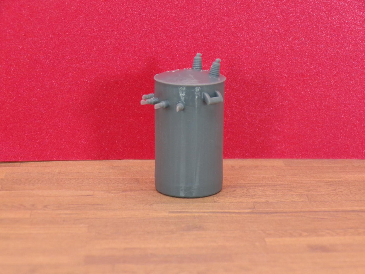 Outdoor Electric Pole Transformer – 1:24 Scale Miniature - MstrcrftMinis - 1417
