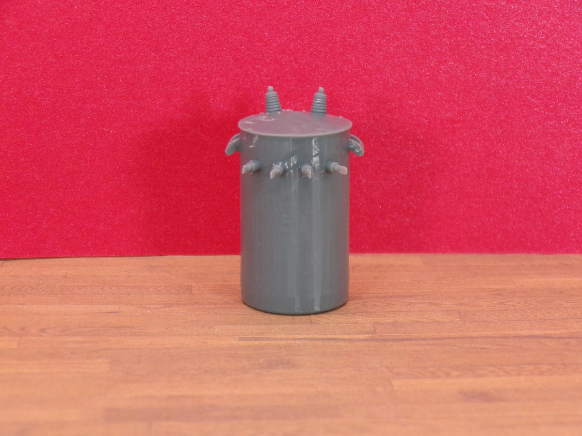 Outdoor Electric Pole Transformer – 1:24 Scale Miniature - MstrcrftMinis - 1417