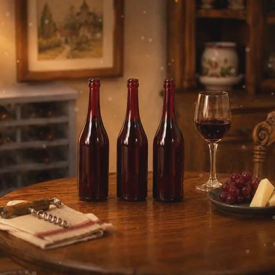 Wine Bottles (10 Pack) – 1:24 Scale Miniature
