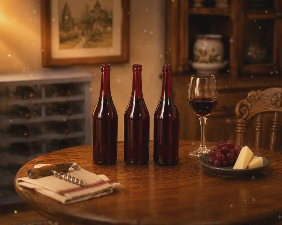 Wine Bottles (10 Pack) – 1:24 Scale Miniature