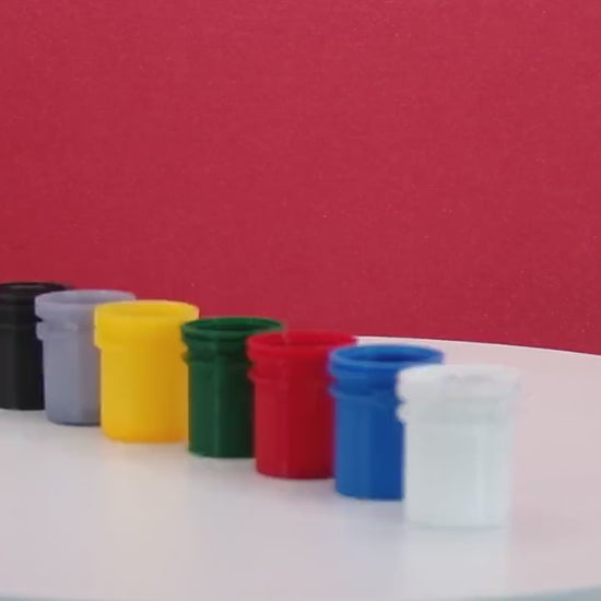 Miniature 5-Gallon Buckets – 1:24 Scale - Workshop, Garage or Industrial - 1/25 Scale and G Scale Compatible