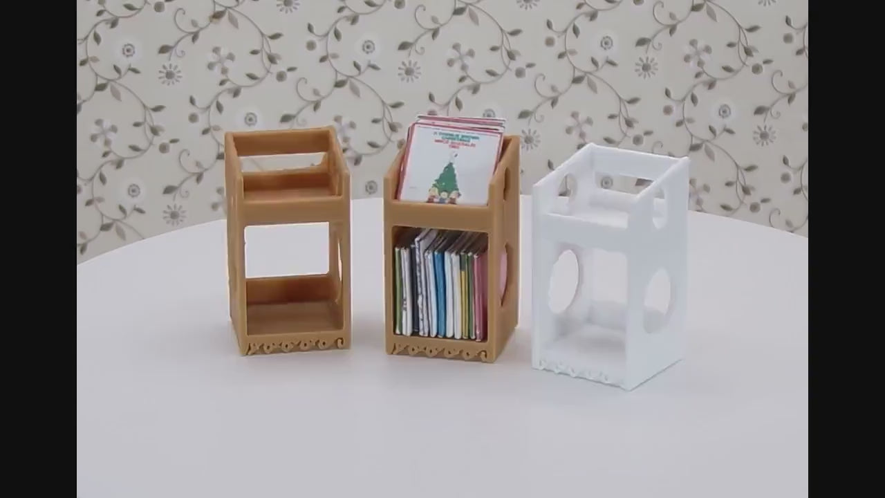 1:24 Scale Vinyl Record Stand (2 Varieties / 2 Sizes) - 1/25 Scale and G Scale Compatible