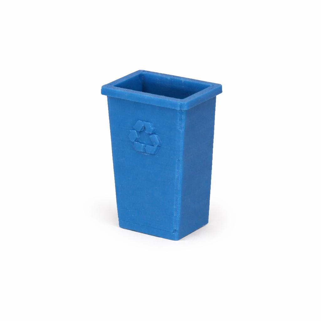 Recycle Bin – 1:24 Scale Miniature - MstrcrftMinis - 1312