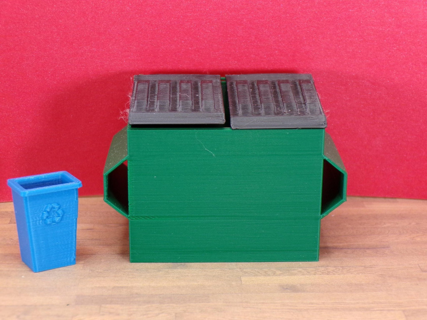 Recycle Bin – 1:24 Scale Miniature - MstrcrftMinis - 1312