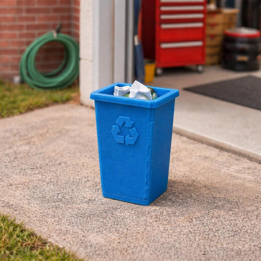 Recycle Bin – 1:24 Scale Miniature - MstrcrftMinis - 1312