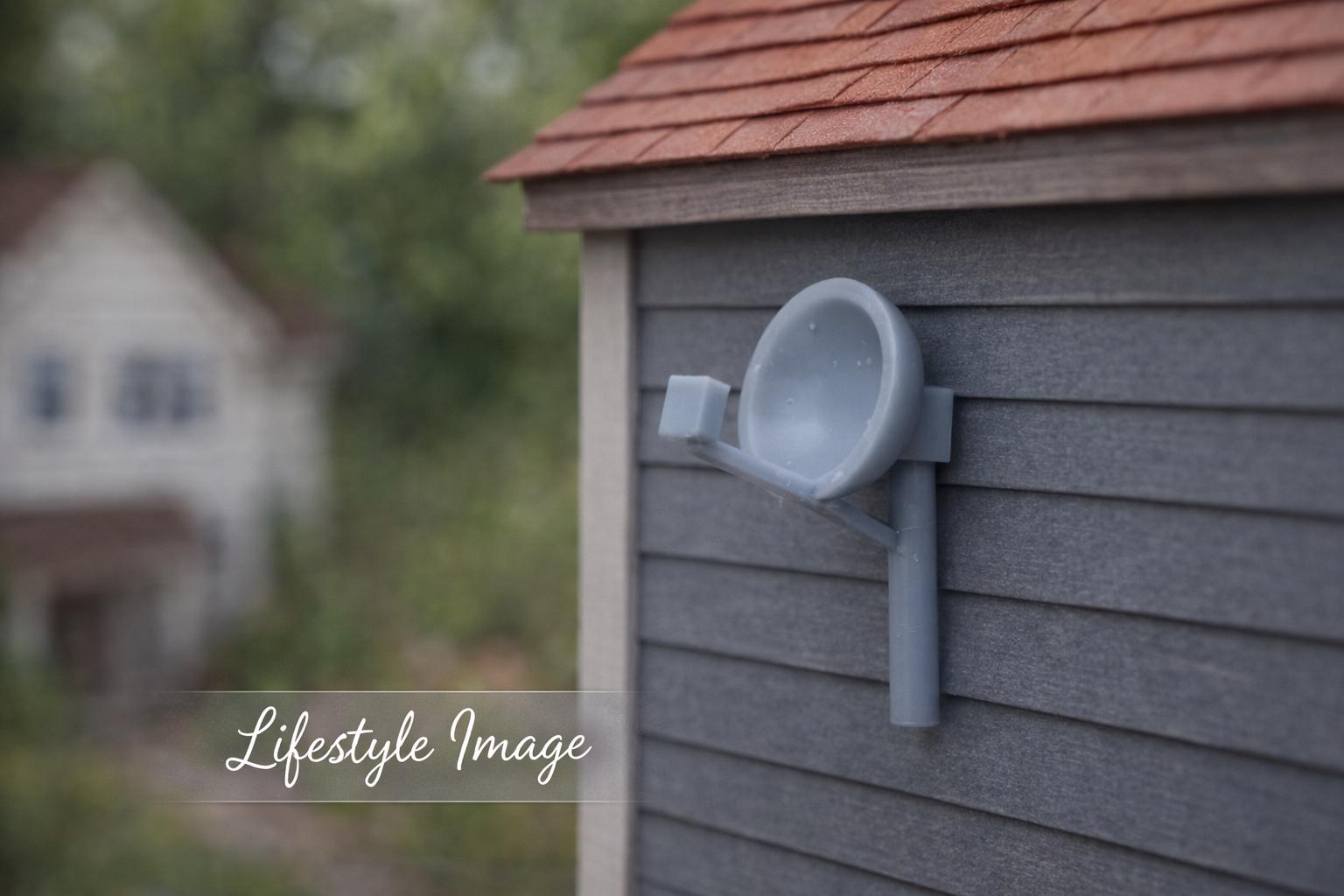 Residential Satellite Dish – 1:24 Scale Miniature - MstrcrftMinis - 1353