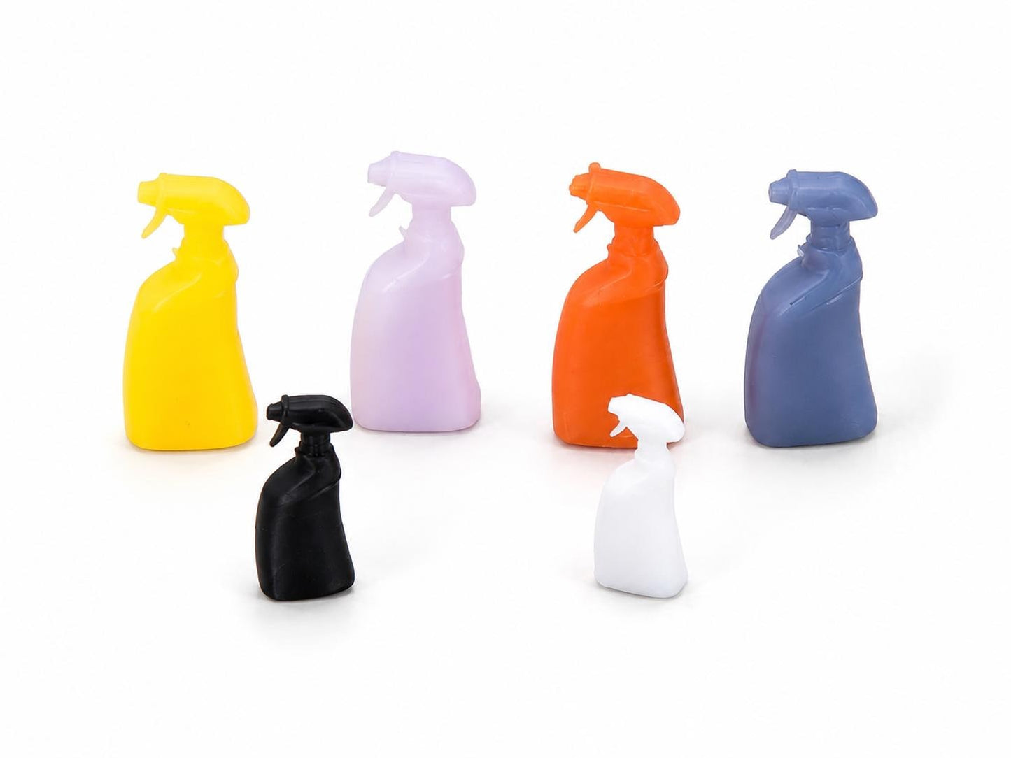 Spray Bottle Set (2) – 1:24 Scale Miniature Cleaning Bottles - MstrcrftMinis - 1390