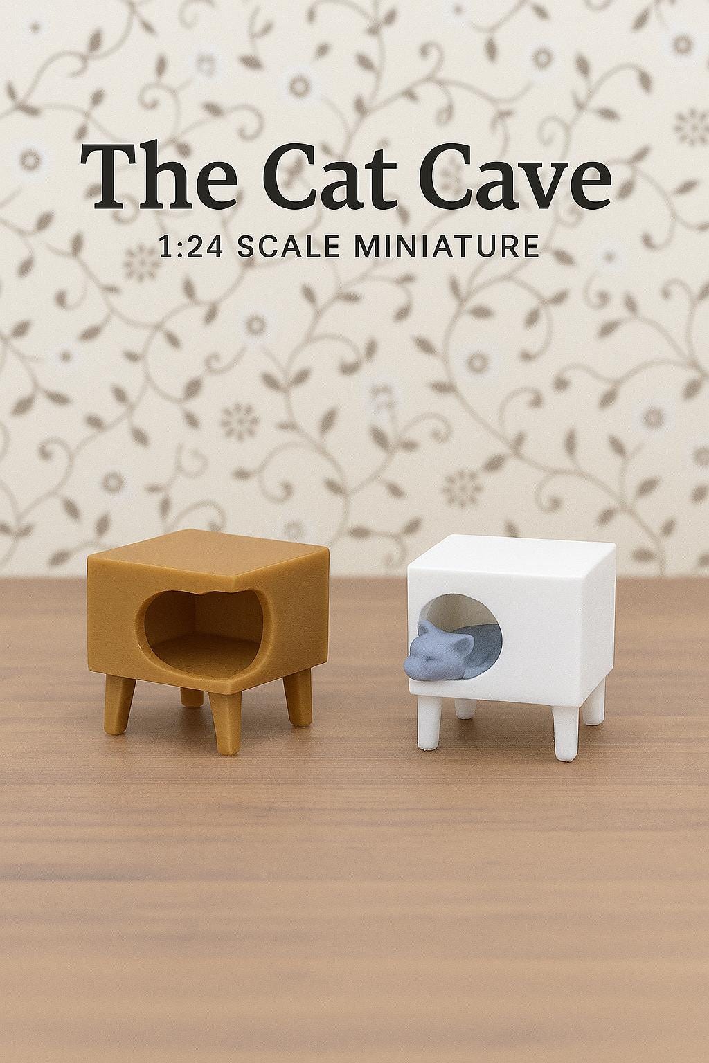 The Cat Cave – 1:24 Scale Miniature | 1/25 Scale | G Scale - MstrcrftMinis - 1301