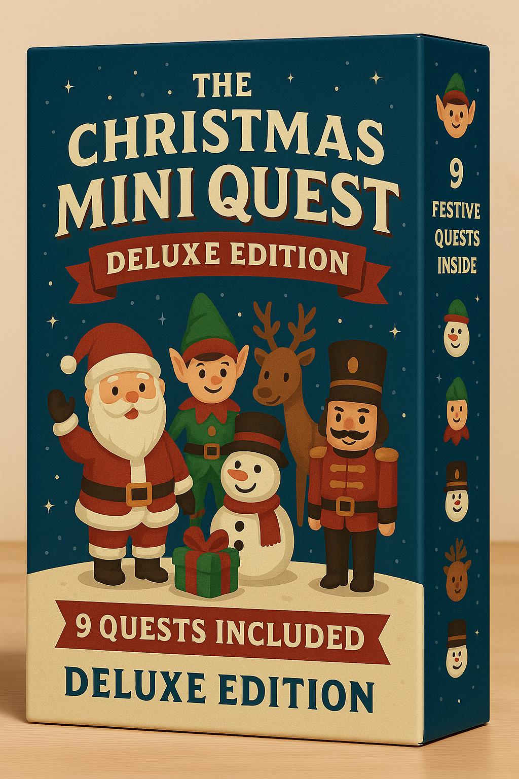 The Christmas Mini Quest – Deluxe Edition | 9 Christmas Miniature Games | Family Gift Exchange Adventure | Printable Holiday Game Kit - MstrcrftMinis - MINIGAMES-IND
