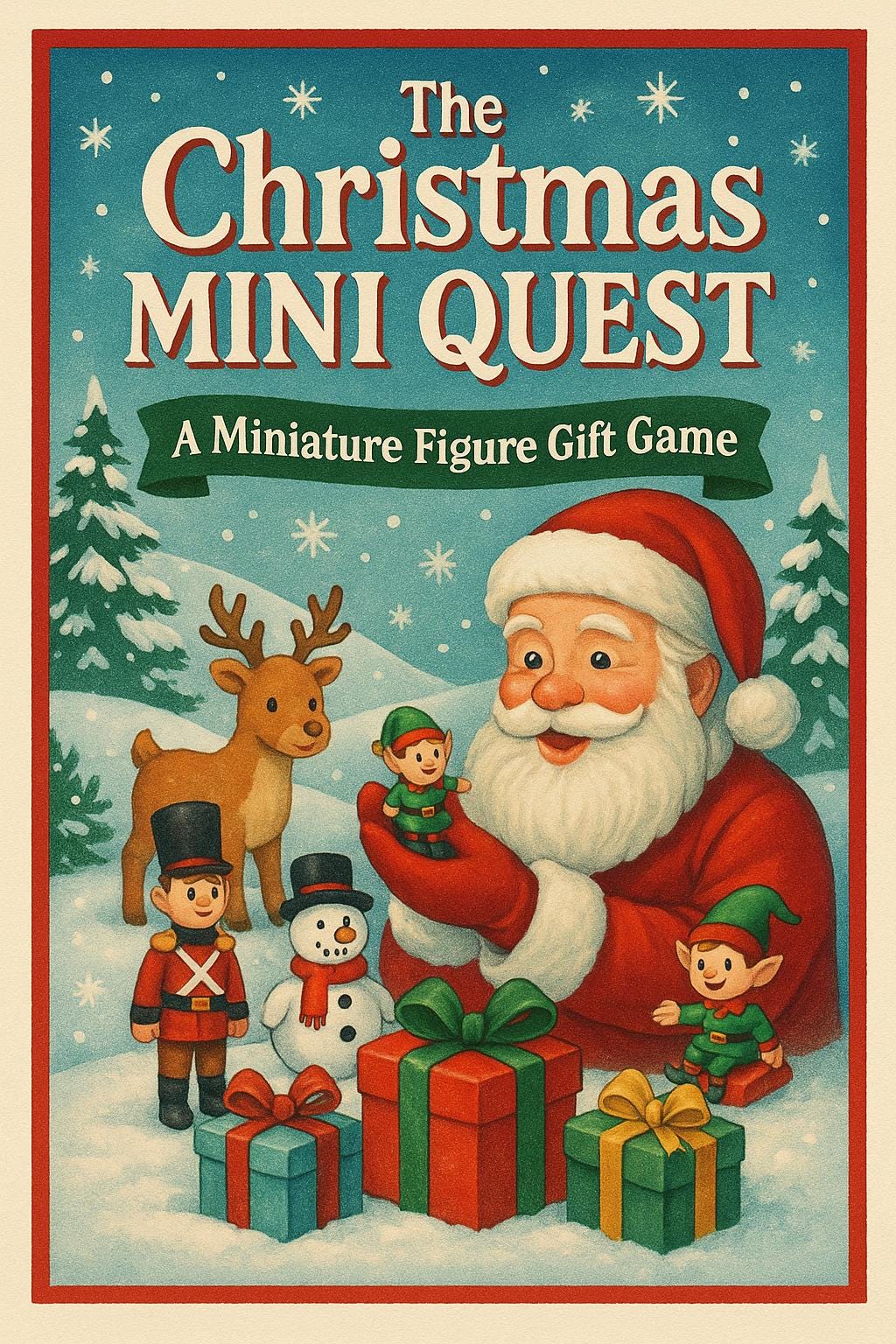 The Christmas Mini Quest – Deluxe Edition | 9 Christmas Miniature Games | Family Gift Exchange Adventure | Printable Holiday Game Kit - MstrcrftMinis - MINIGAMES-IND