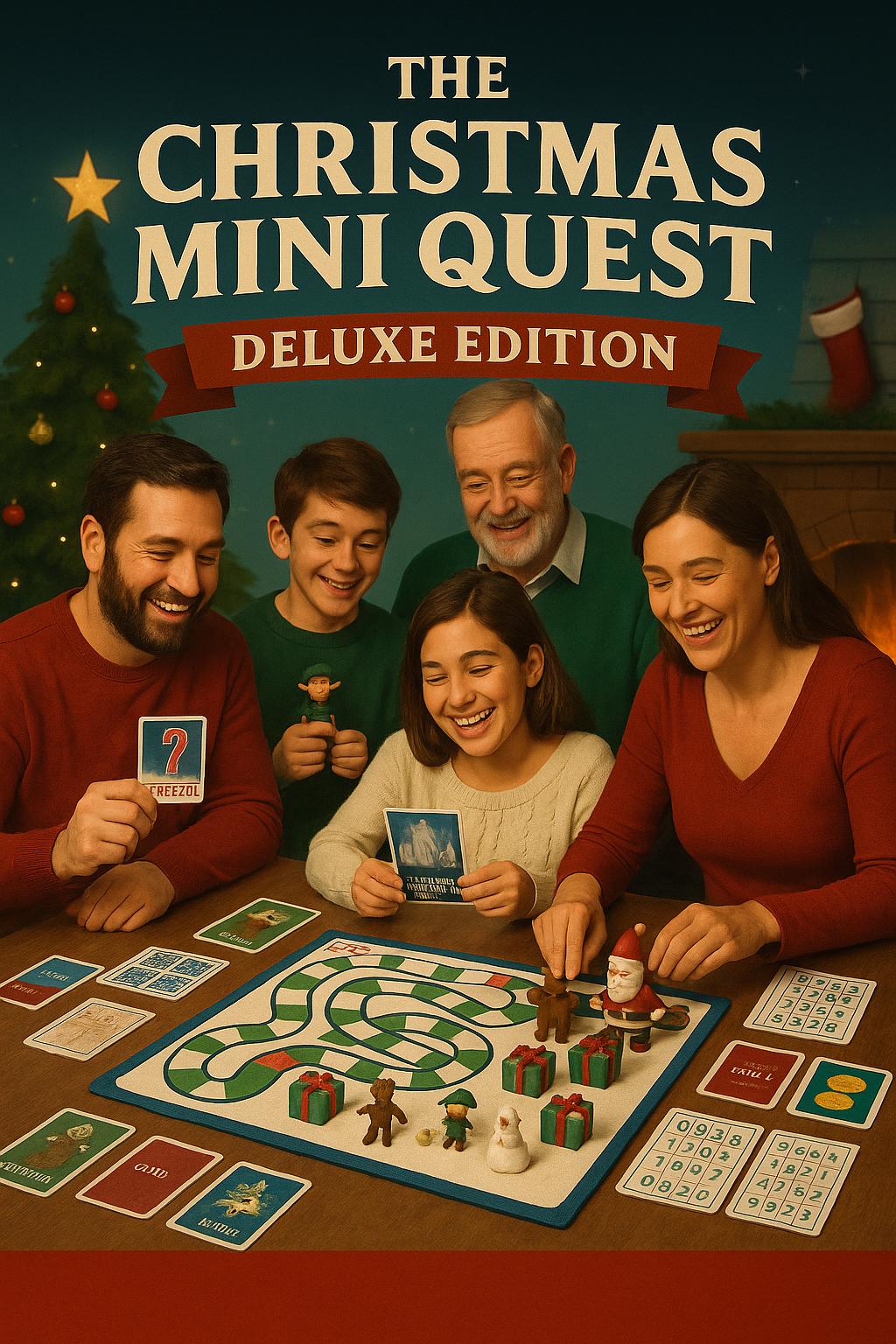 The Christmas Mini Quest – Deluxe Edition | 9 Christmas Miniature Games | Family Gift Exchange Adventure | Printable Holiday Game Kit - MstrcrftMinis - MINIGAMES-IND