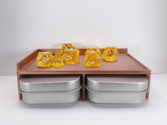 The "Crit Keeper" – Pocket Dice Tray and Altoids - Style Tin Storage for D&D and Tabletop RPGs - MstrcrftMinis - 1221