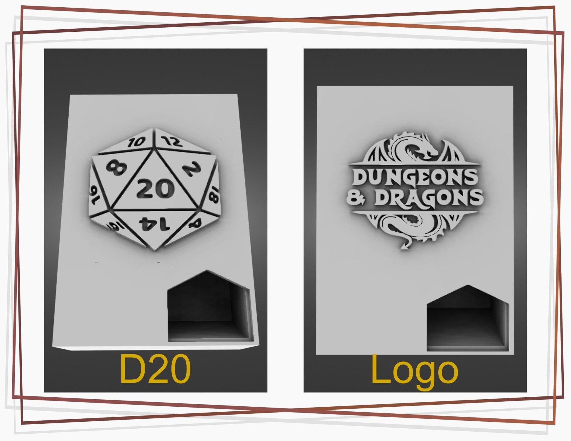 The "Crit Kommander" – Full Size Dice Towers for D&D and Tabletop RPGs - MstrcrftMinis - 1275