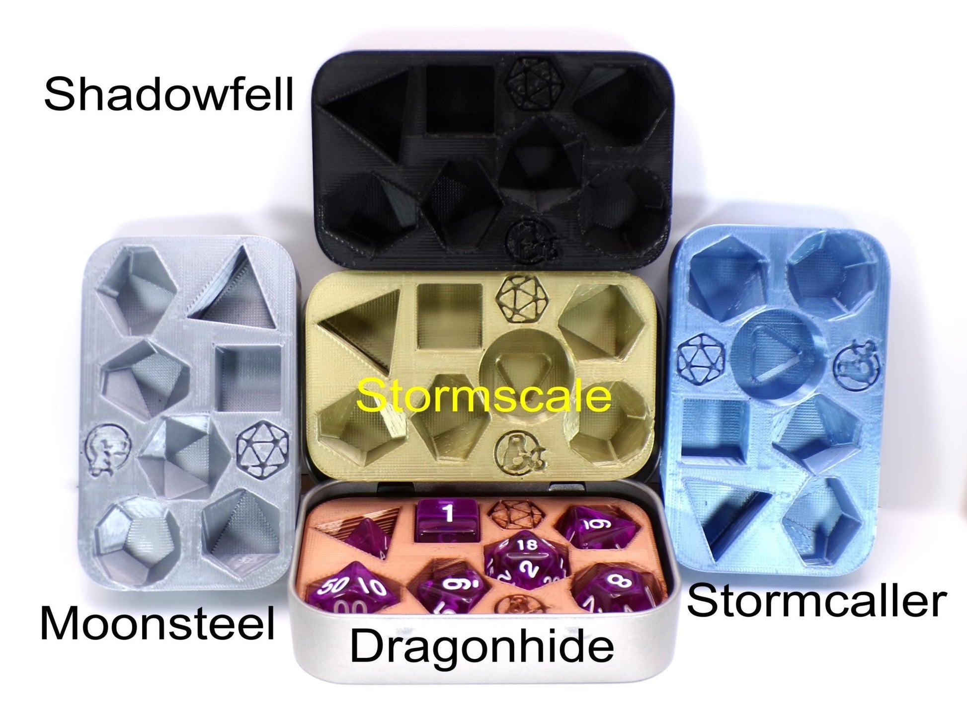The Crit Tin – Compact Dice Vault for Dungeons & Dragons Adventurers - MstrcrftMinis - 1213